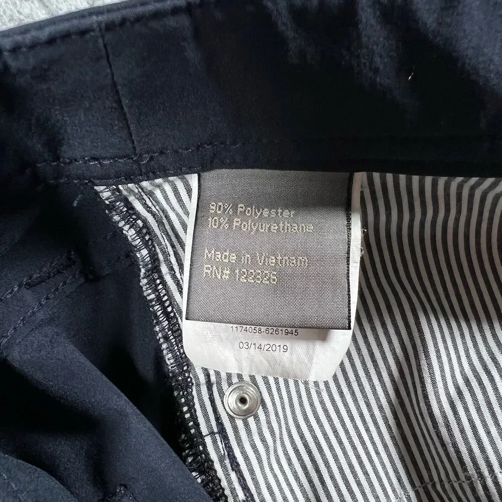 J‎ Hilburn Mens Pants 40x29 Blue Golf Stretch Chino Tech STU